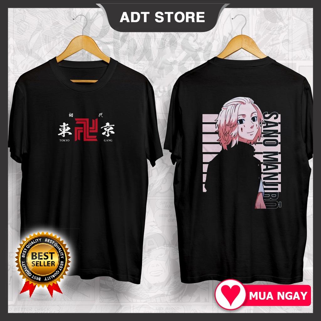 4 mẫu Áo thun Anime tokyo revengers Mikey Sano mẫu mới HOT cá tính bán chạy