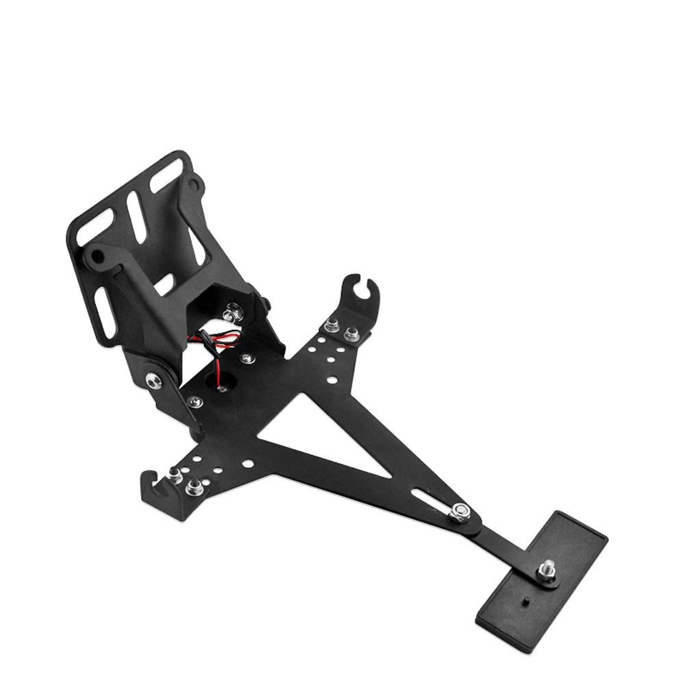 Motorcycle Adjustable Angle License Plate Frame Motorcycle License Plate Holder Metal Bracket for Motorcycle License Plate