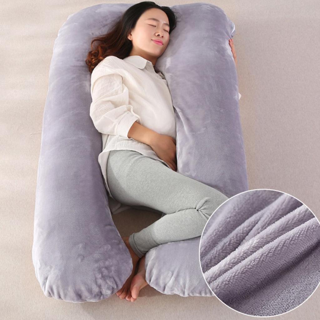 U Shaped Maternity Pregnancy Support Pillow Body Bolster Pillow
