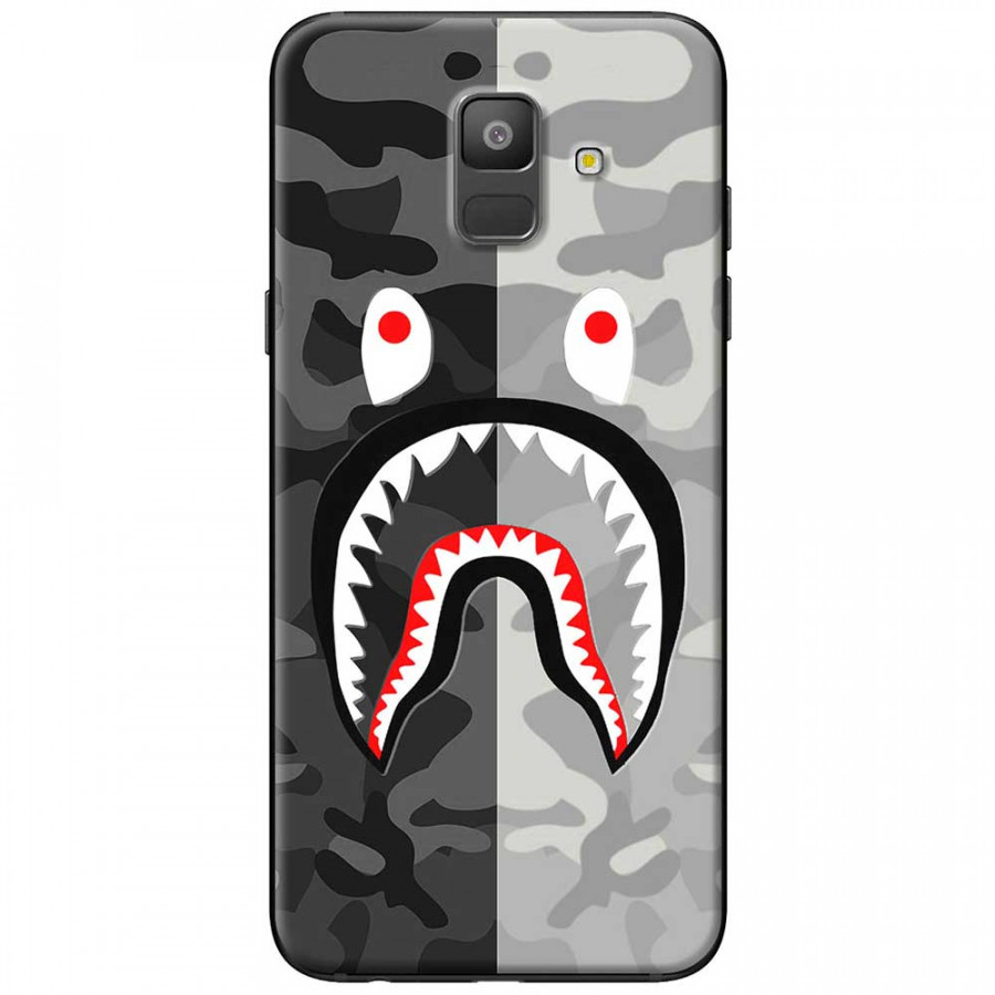 Ốp lưng  dành cho Samsung Galaxy A6  mẫu Bape