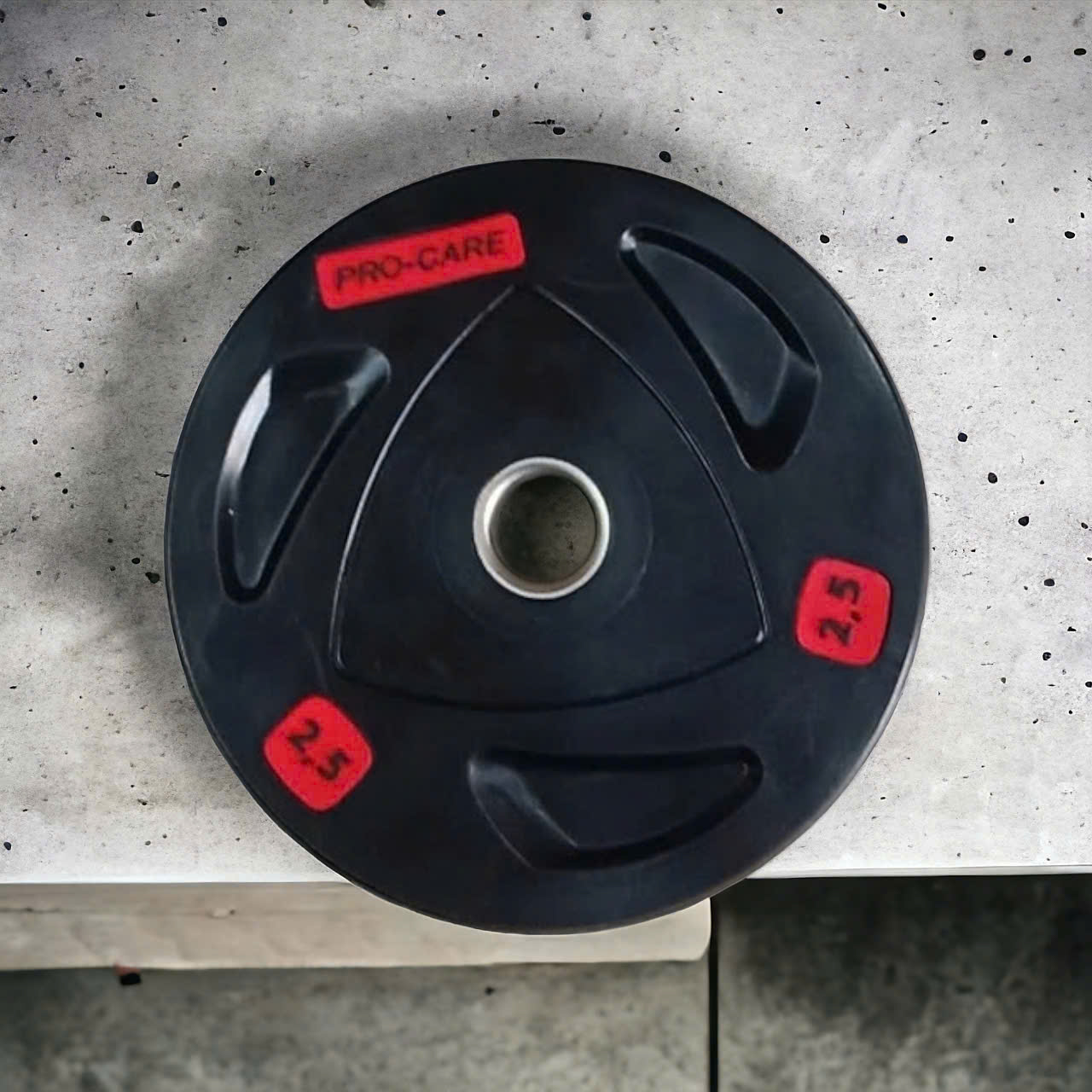 Tạ đĩa PRO-CARE sắt bọc cao su chống va đập cao Vinyl Weight Plates - Phuy Tạ 27mm (1 Đĩa Tạ)