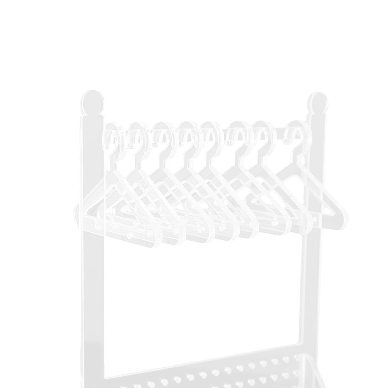 Earring Display Stand Jewelry Organizer with Coat Hanger Decor for Dangle