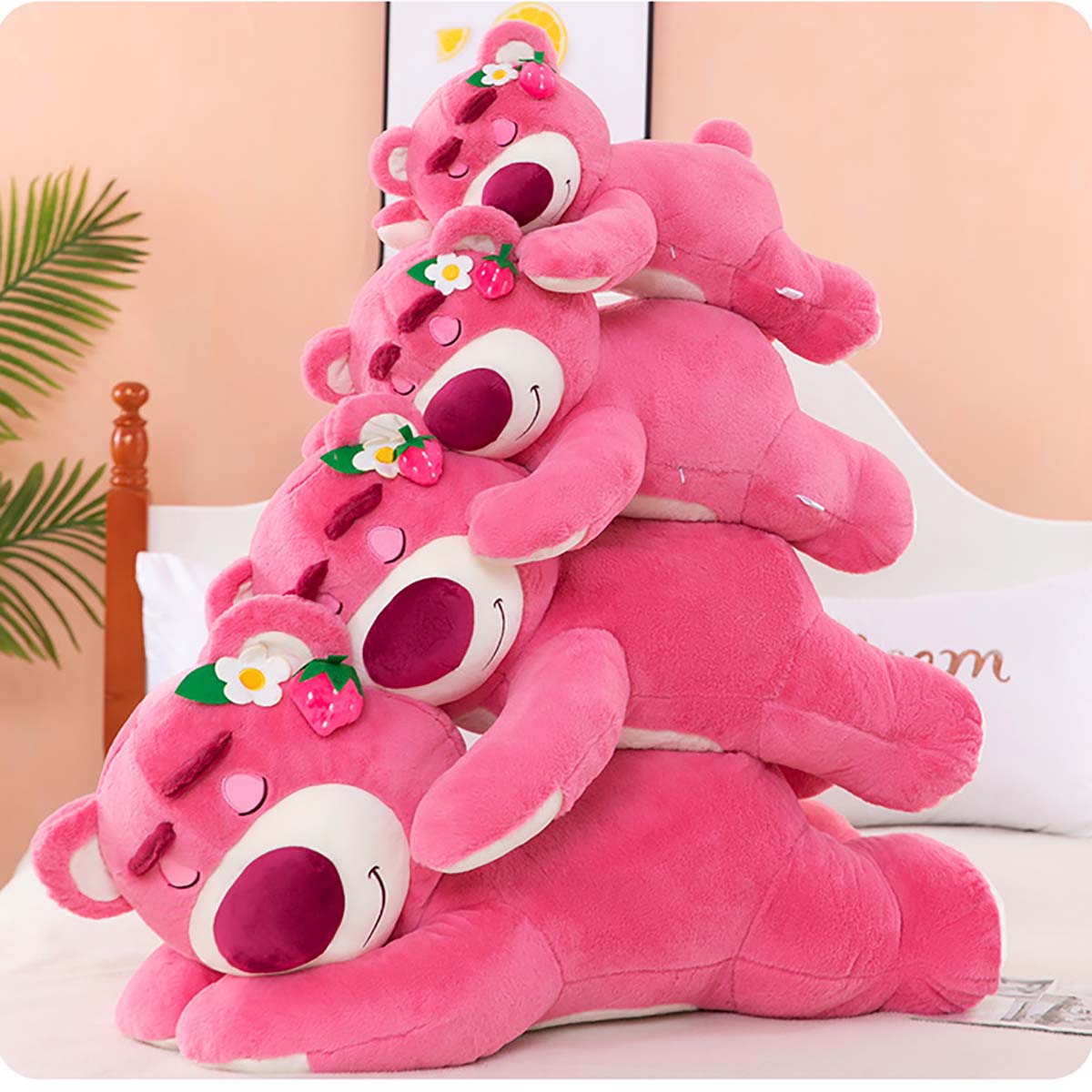 Gấu Dâu Lotso Bông Mini Cute Nhỏ To Khổng Lồ Ôm Ngủ Tặng Người Yêu Tốt Nghiệp Cử Nhân Giá Sỉ Cho Bé Siêu Rẻ