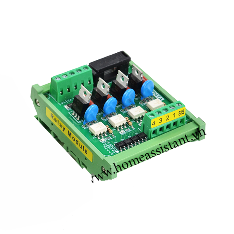 Module Relay Bán Dẫn Rơ Le Rắn SSR 8A 220V Cho PLC Arduino ESP BMZ04-AC