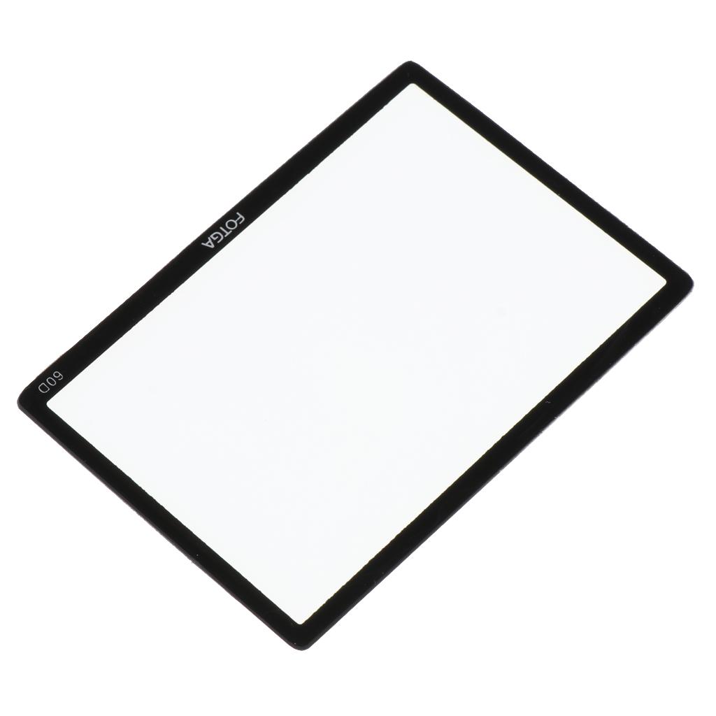 Replacement Optical Glass LCD Screen Protector Cover for 60D Camera