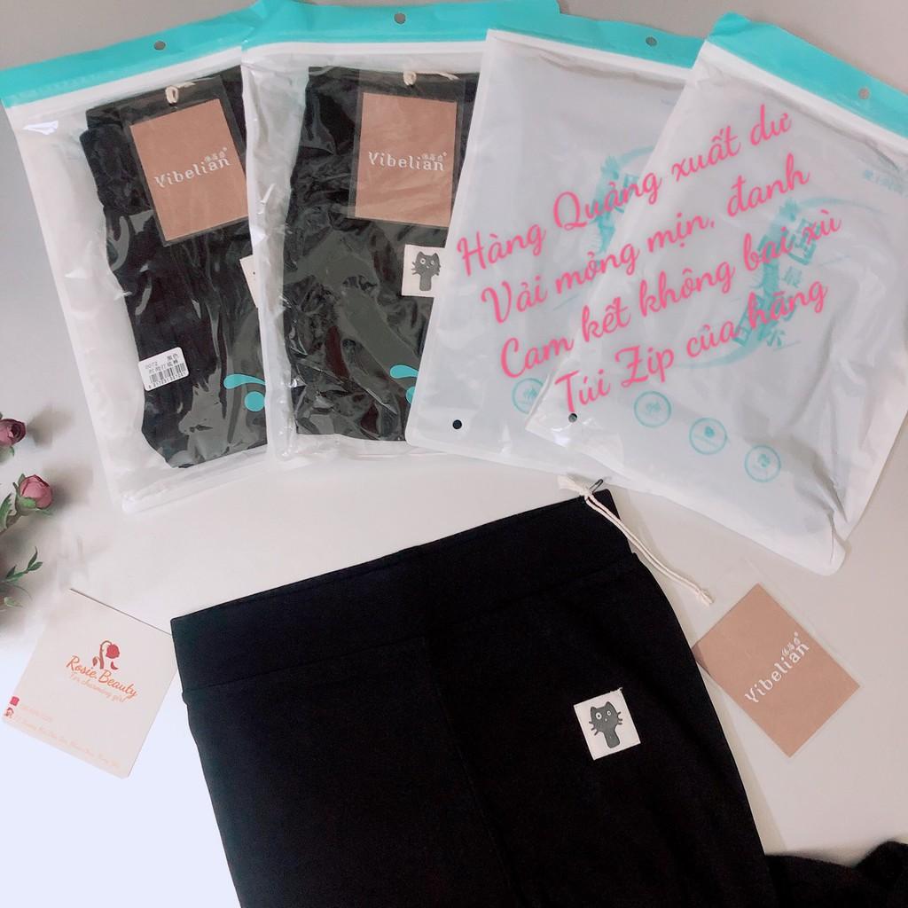 Quần Legging, quần mèo không xổ lông mềm mịn hàng túi zip xuất khẩu QLG/159