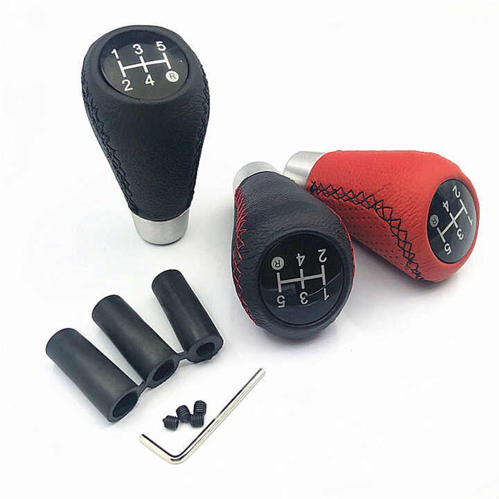 Tay nắm cần số sàn ô tô bọc da cao cấp