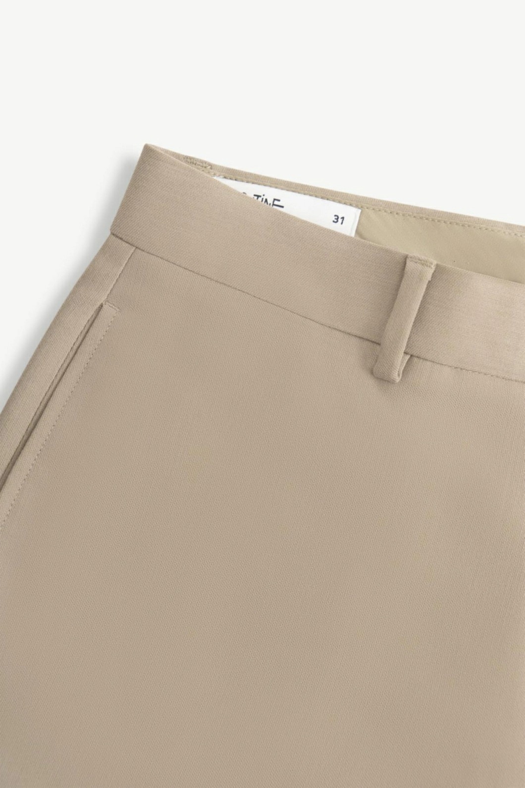 Quần Vải Nam ROUTINE Ống Ôm Xếp Ly Trơn vải mềm Form Slim Cropped - 10F23PFO002 | LASTORE MENSWEAR