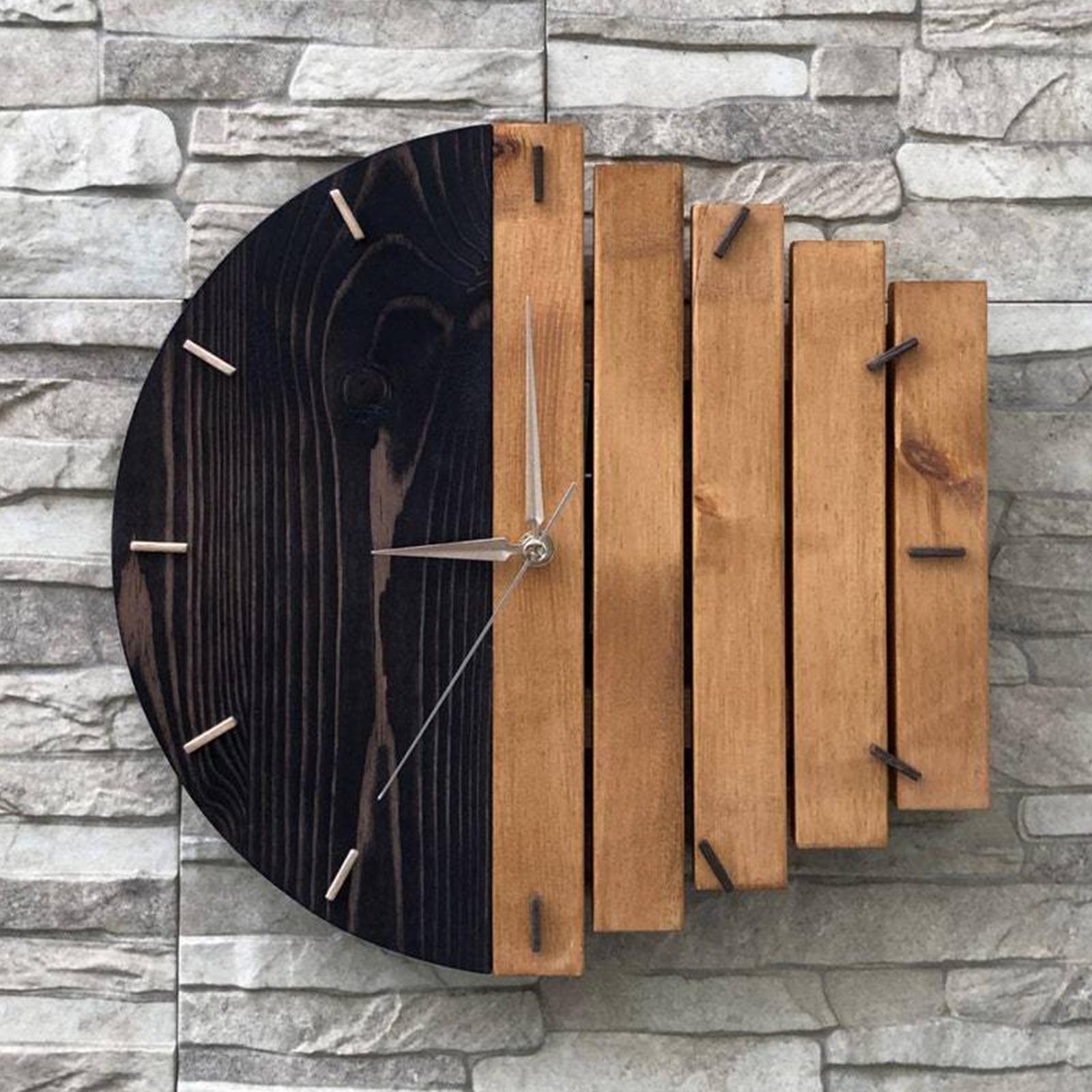 Creative Wall Clock, Silent Battery Operated Quartz Wall Clock for Living Room, Bedroom Decoration