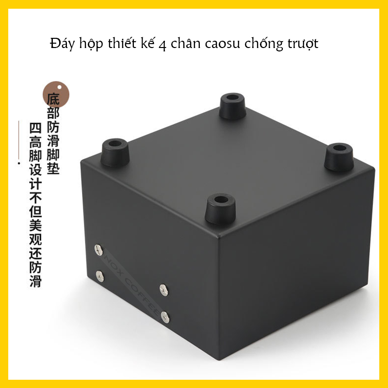 Hộp đập bã cà phê espresso