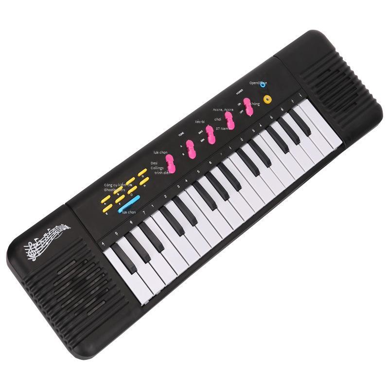 Giao hàng nhanh 32 phím đàn piano điện tử trẻ em giáo dục sớm có micro nhạc cụ phòng thu ảnh tặng di động