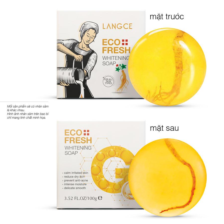 ECO +FRESH XÀ BÔNG NHÂN SÂM VỊ CỨU TINH CHO LÀN DA 100g LANGCE DÀNH CHO NAM