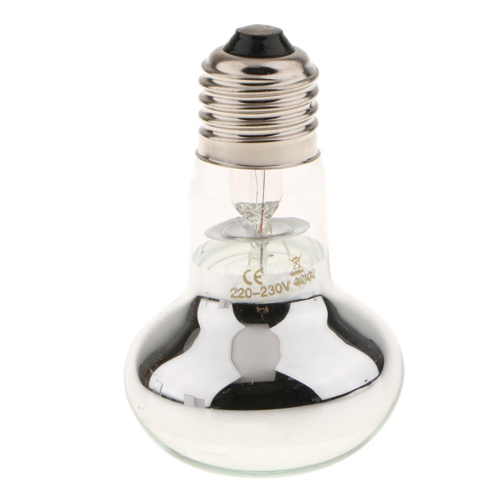 Reptile Brooder UVA Heating Lamp Bulb Lightbulb for Frog Snake Lizard Dragon E27, Heating Lamp