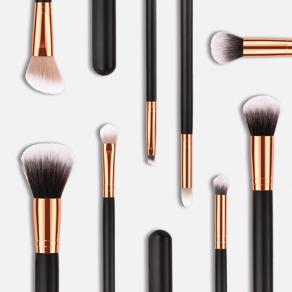Soft Makeup Brushes Set Powder Foundation Eyeshadow Brow Lip Brush Tool 8PCS