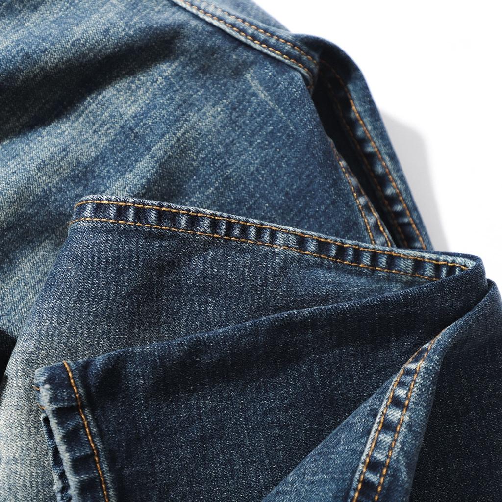 Quần jean Xanh wash DF form slimfit - Quần jeans nam cao cấp 220546 | LASTORE MENSWEAR