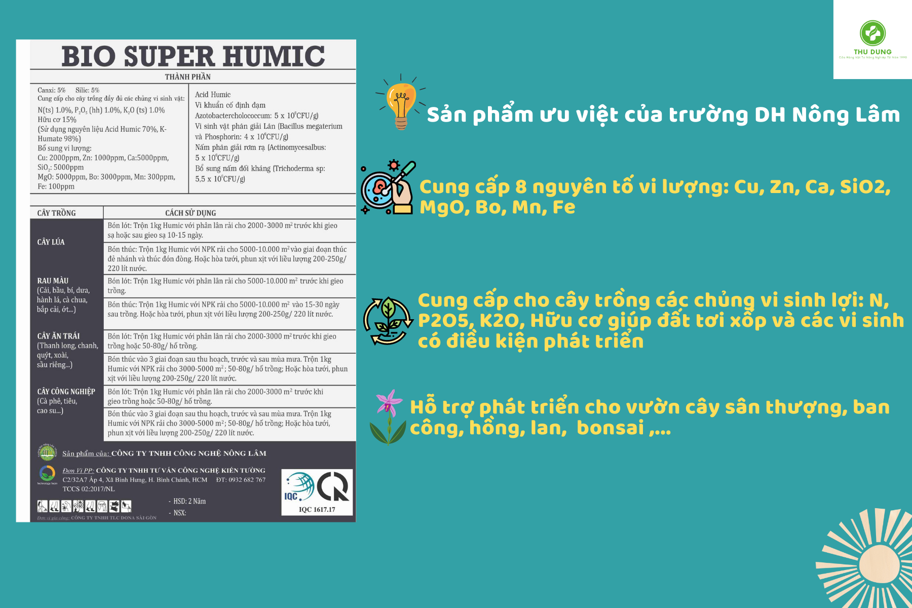 BIO SUPER HUMIC 1KG RA RỄ CỰC MẠNH, CỨNG CÂY ĐỨNG LÁ, GIẢI ĐỘC PHÈN