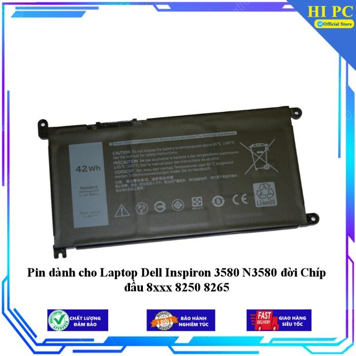 Pin dành cho Laptop Dell Inspiron 3580 N3580 đời Chíp đầu 8xxx 8250 8265 - Hàng Nhập Khẩu