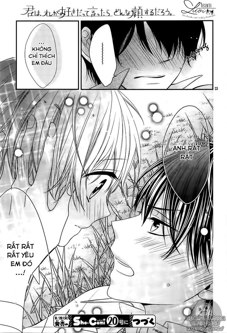 kimi wa ore ga suki datte ittara donna kao suru darou chapter 11 33