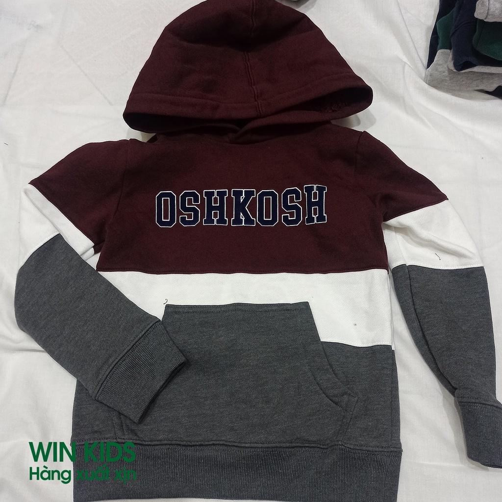 AK005-Áo nỉ hoodie bé trai hãng Oshkosh, áo khoác cho bé dư xịn
