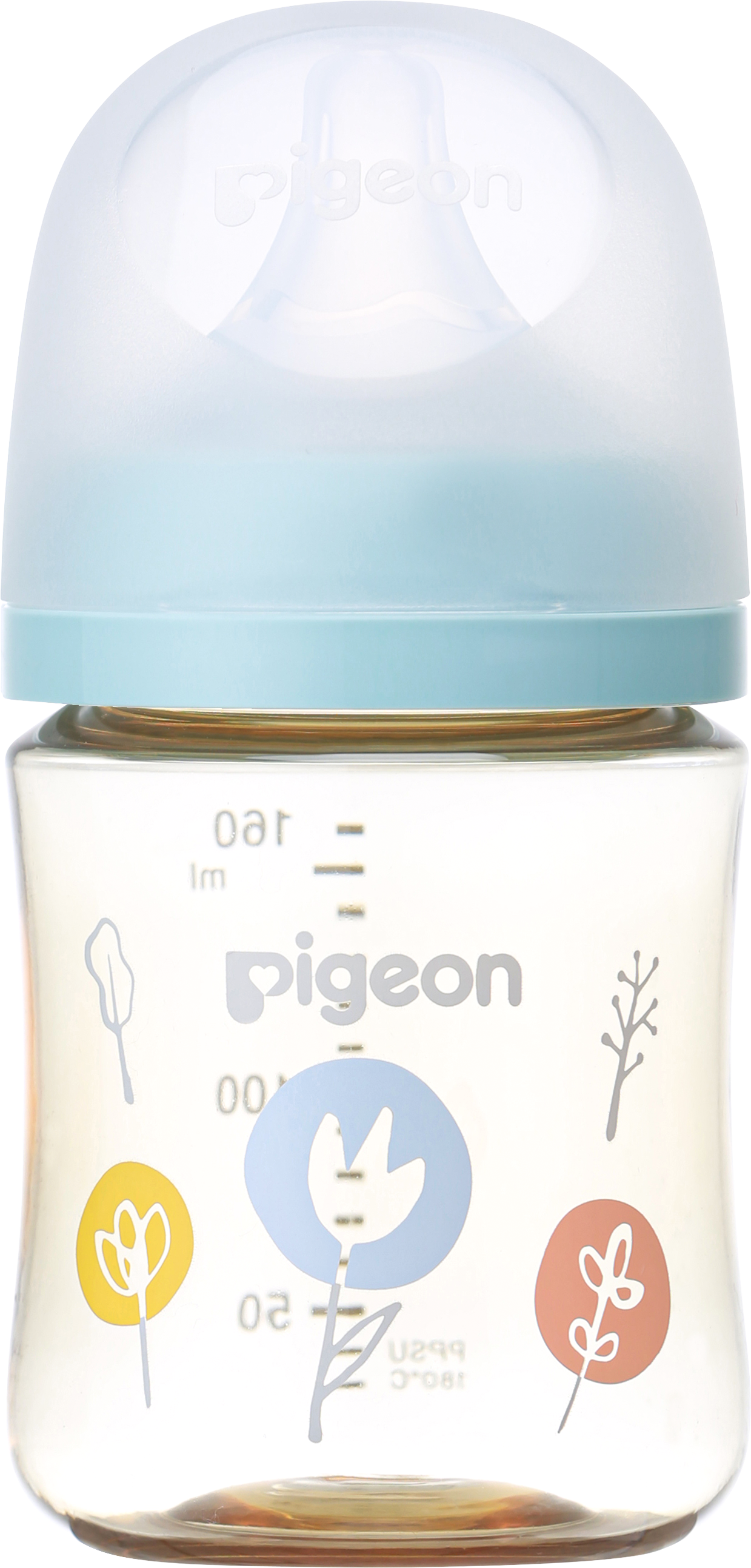 Bình sữa Pigeon PPSU Plus thế hệ III phiên bản Nhật hình Hoa 160ml/240ml