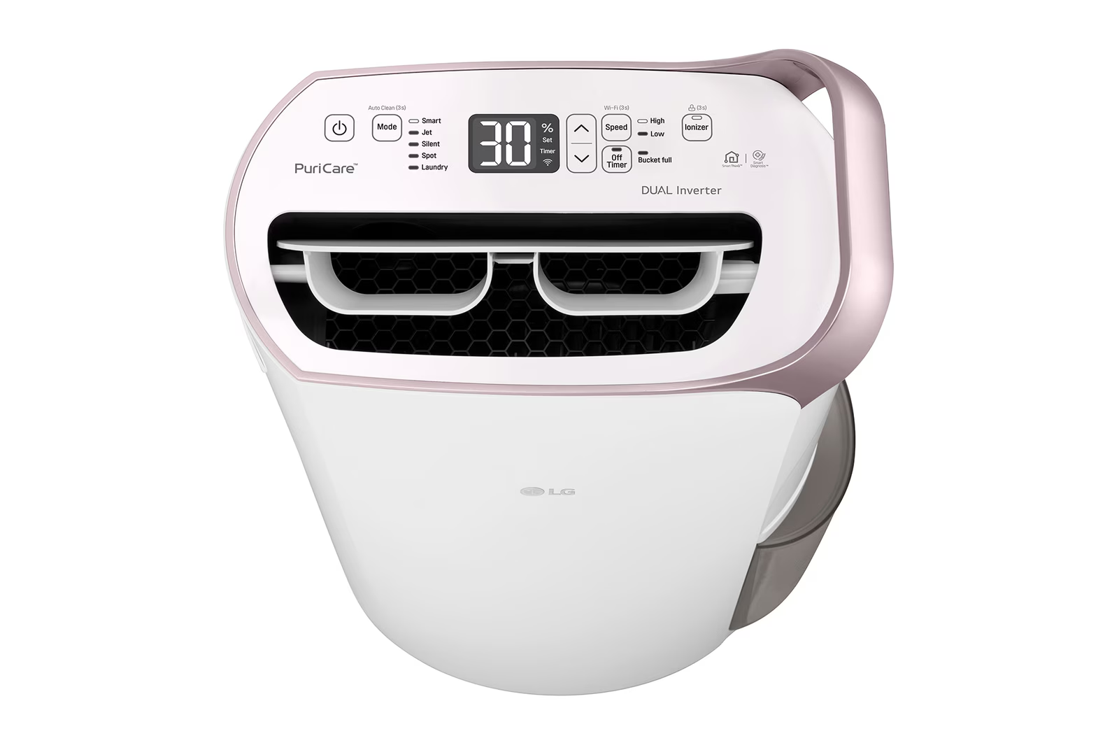 [Chỉ giao Miền Bắc] Máy hút ẩm LG Dual Inverter 19L màu trắng - MD19GQGE0- Hàng chính hãng