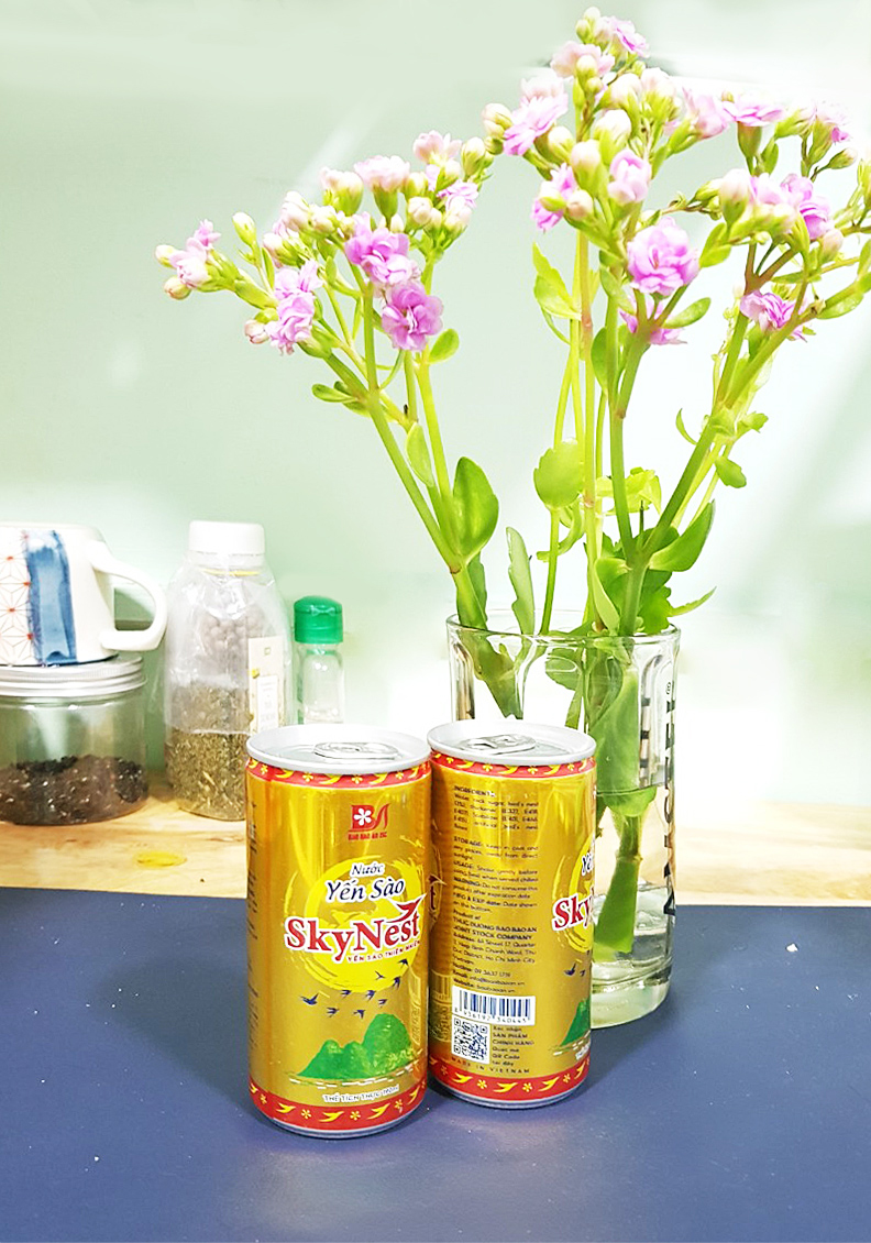 Nước Yến Sào SkyNest 3% Tổ Yến thật, Giải khát nhanh gọn, Tốt cho sức khỏe