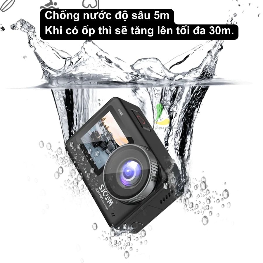 Camera hành trình SJCAM SJ10 Pro Dual Screen - Máy quay hành động màn hình kép chống rung 6 trục đỉnh cao - Hàng chính hãng