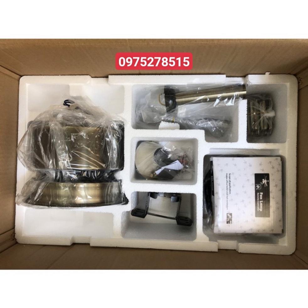 Quạt Trần Có đèn LED chiếu sáng BK5 Promax Lõi Đồng Full 6 mức độ Gió , 3 cách thức