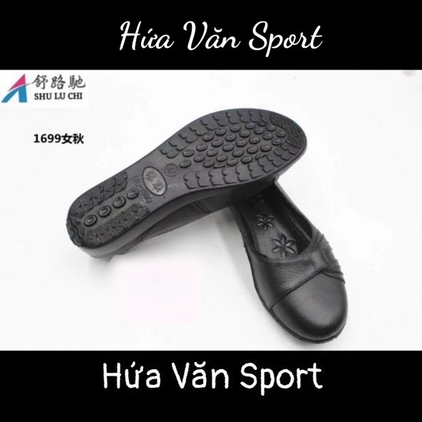 Giày nhựa dẻo mềm đen nữ 1699