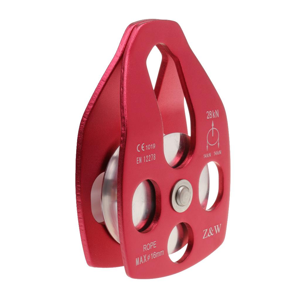 Single Pulley Ball Bearings For Mountaineering Tree Rock Climbing Abseiling