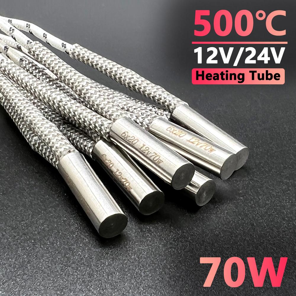 Bộ phận máy in 3D Hộp đựng Hộp đựng Núi lửa Núi lửa Hotend E3D V6 12V 24V 70W Phụ kiện ống sưởi 500 ℃ Nhiệt độ cao