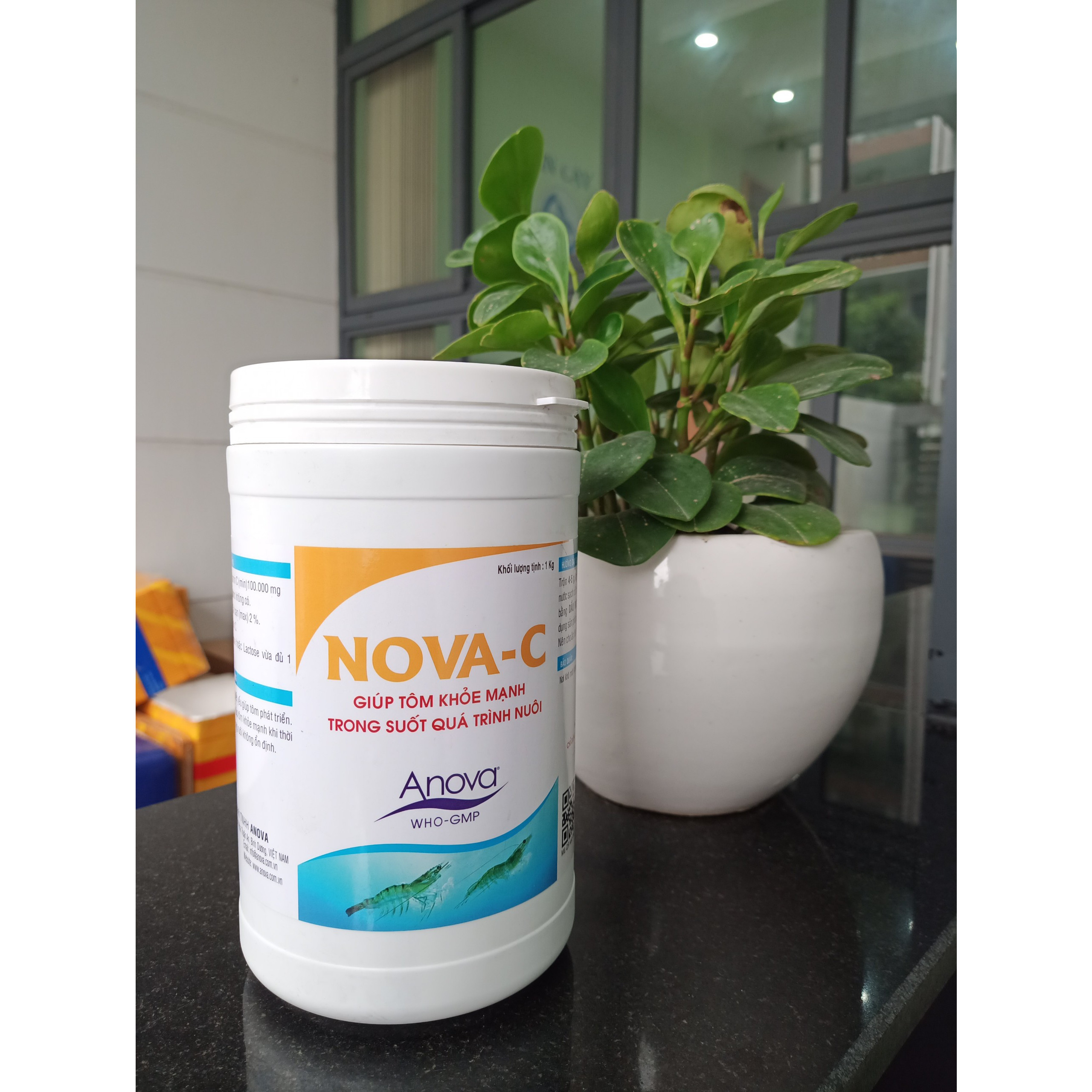 Nova C cho tôm (Anova Nova C) bổ sung khoáng giúp tôm khỏe mạnh, tăng sức đề kháng
