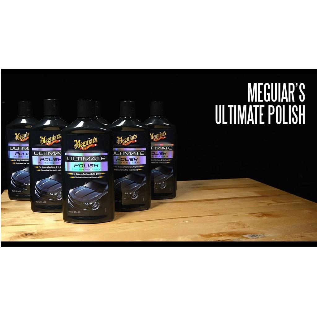 Meguiar's Xi đánh bóng xóa xước nhanh cho xe hơi dòng cao cấp Ultimate - Ultimate Polish, G19216, 473ML