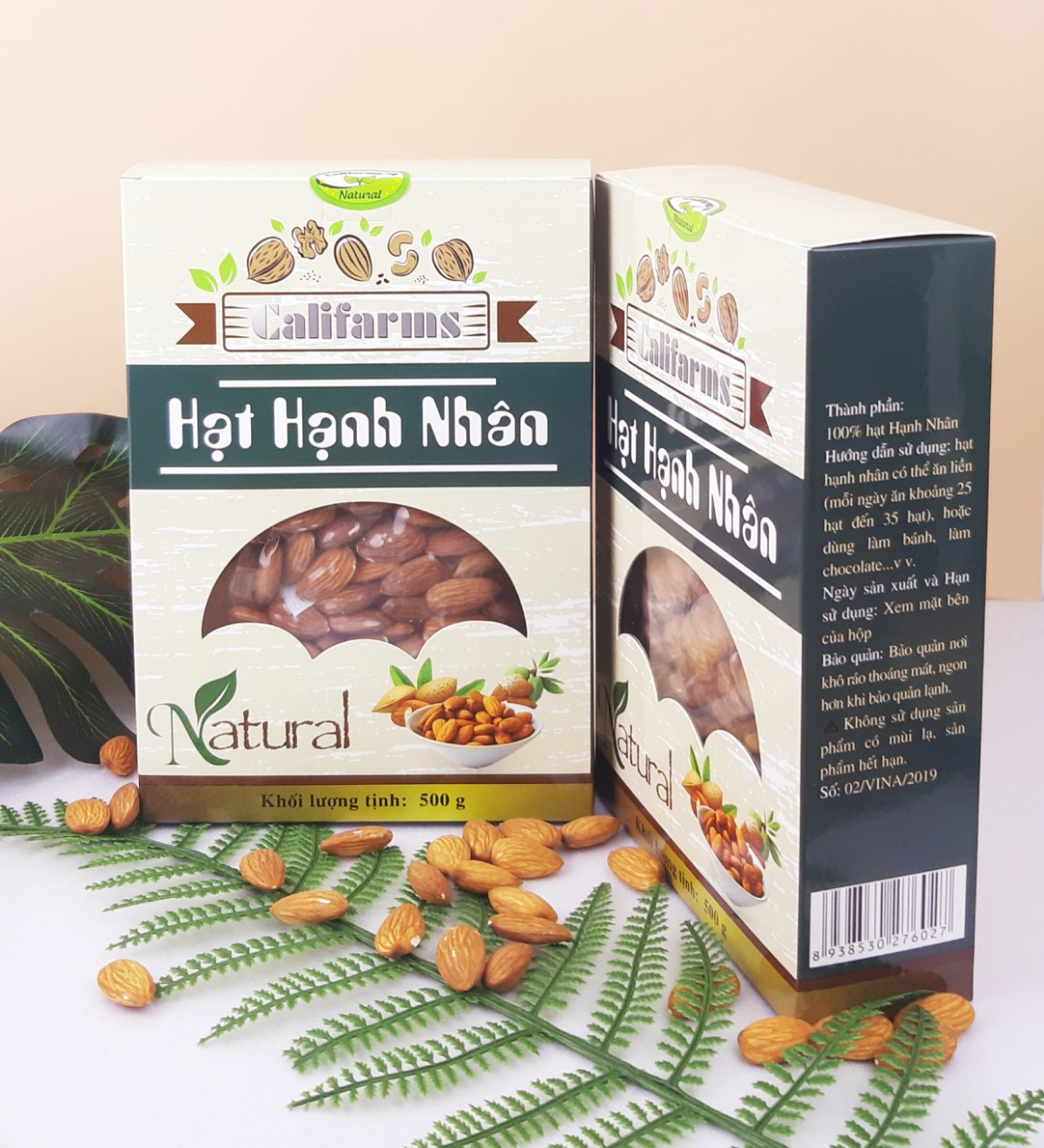 500G Hạnh nhân Mỹ tự nhiên (KHUYẾN MÃI)