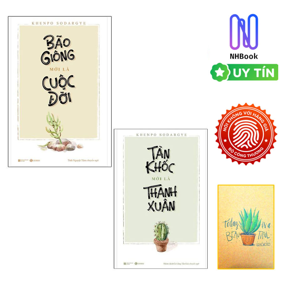 Combo Bão Giông Mới Là Cuộc Đời Và Tàn Khốc Mới Là Thanh Xuân Tặng Sổ Tay