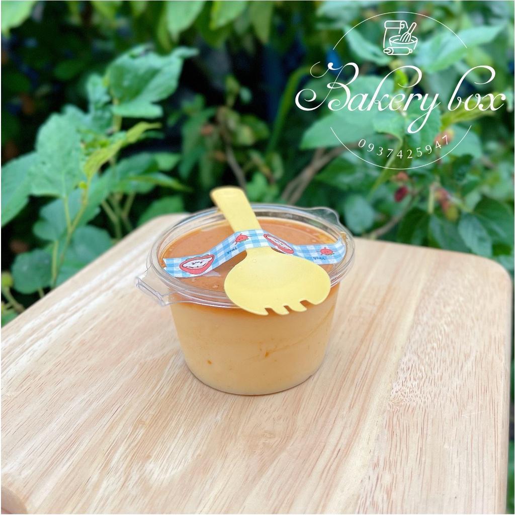 Hủ Sốt 4oz Nắp Liền - Đựng Flan - Trân Châu - Siro - Topping