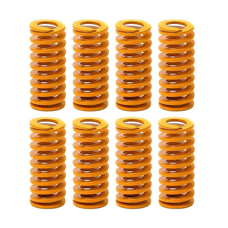 4/8 Chiếc 8*20Mm 3D Máy In Bo Mạch Chủ Lò Xo Nén Tải Nhẹ Cho CR-10 Ender 3 Heatbed lò Xo Đáy Kết Nối San Lấp Mặt Bằng