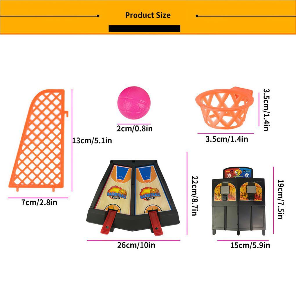 Máy Tính Để Bàn Trò Chơi Bóng Rổ Đồ Chơi Bàn 2 Người Chơi Arcade Trò Chơi Ngón Tay Sân Bóng Thi Đua Thông Minh Bắn  Quà Tặng Cho Trẻ Em