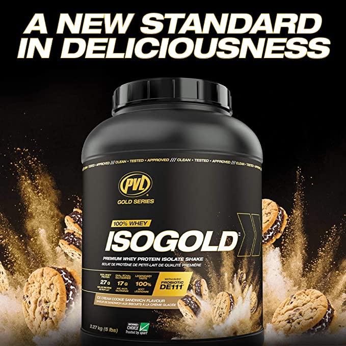 PVL Iso Gold  Sữa Tăng Cơ Bắp Whey Cho Người Tập Thể Hình 5Lbs ( 2,3kg)