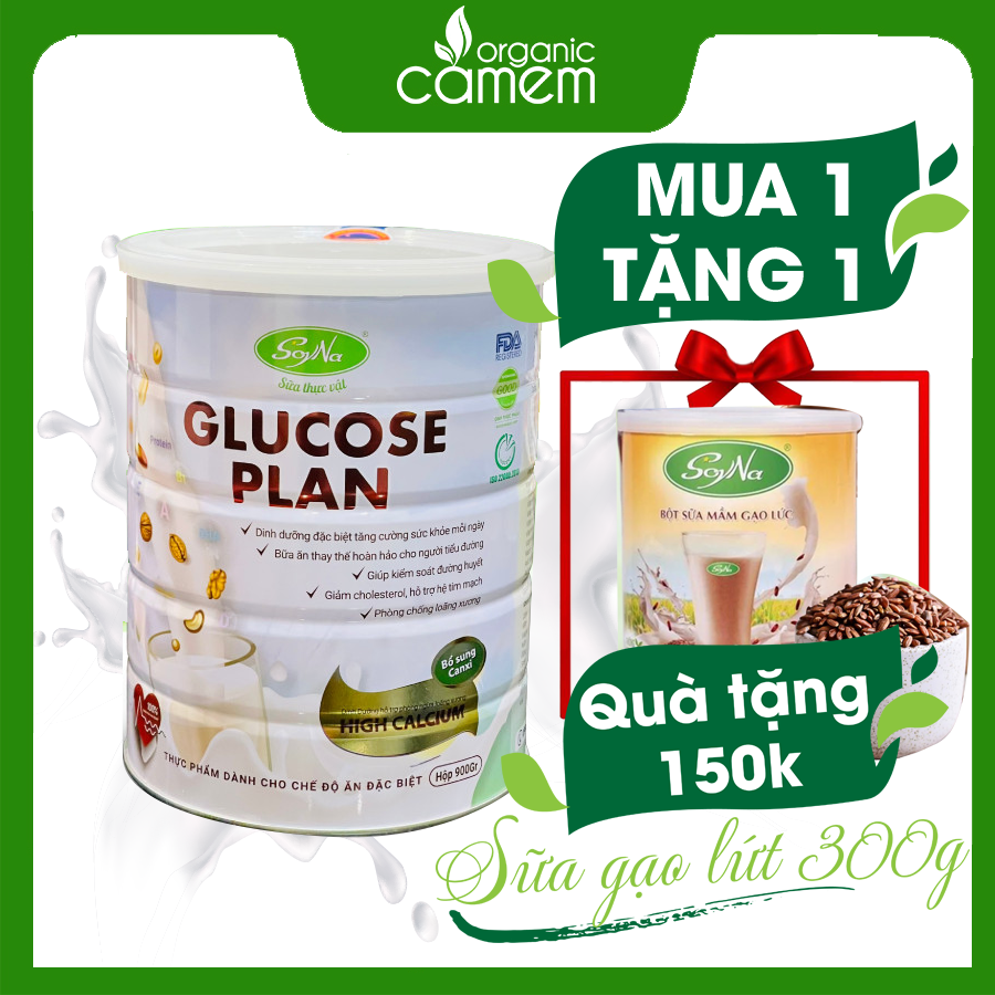 SỮA BỔ SUNG CANXI -  GLUCOSE PLAN - Dinh dưỡng cho chế độ ăn đặc biệt giúp bổ sung canxi, chống loãng xương, tăng cường hệ tiêu hóa