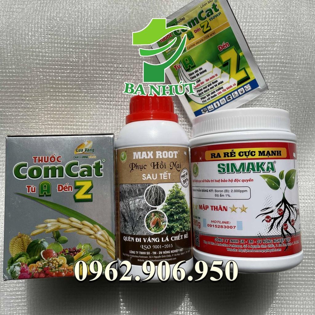 COMBO 3 SẢN PHẨM PHỤC HỒI MAI VÀNG SAU TẾT MAX ROOT – SIÊU KÍCH RỄ - QUÊN ĐI VÀNG LÁ THỐI RỄ LAO CÀNH