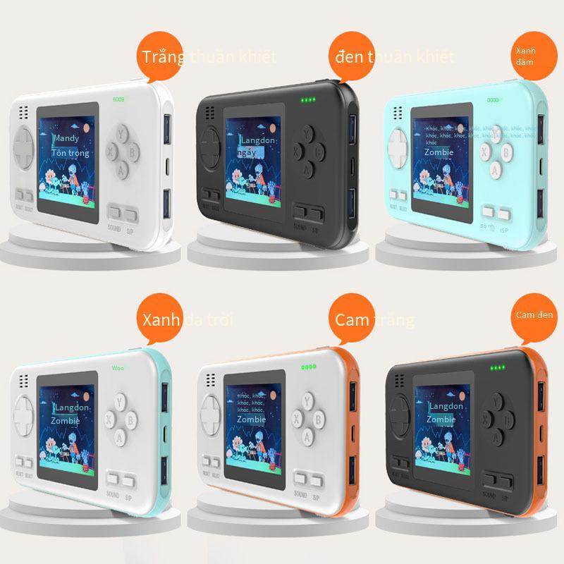 Đảm Bảo Chất Lượng Mini 416 Máy Chơi Game Cầm Tay Retro Di Động Màn Hình Màu 8000 MAh Sạc Kho Báu Game Arcade