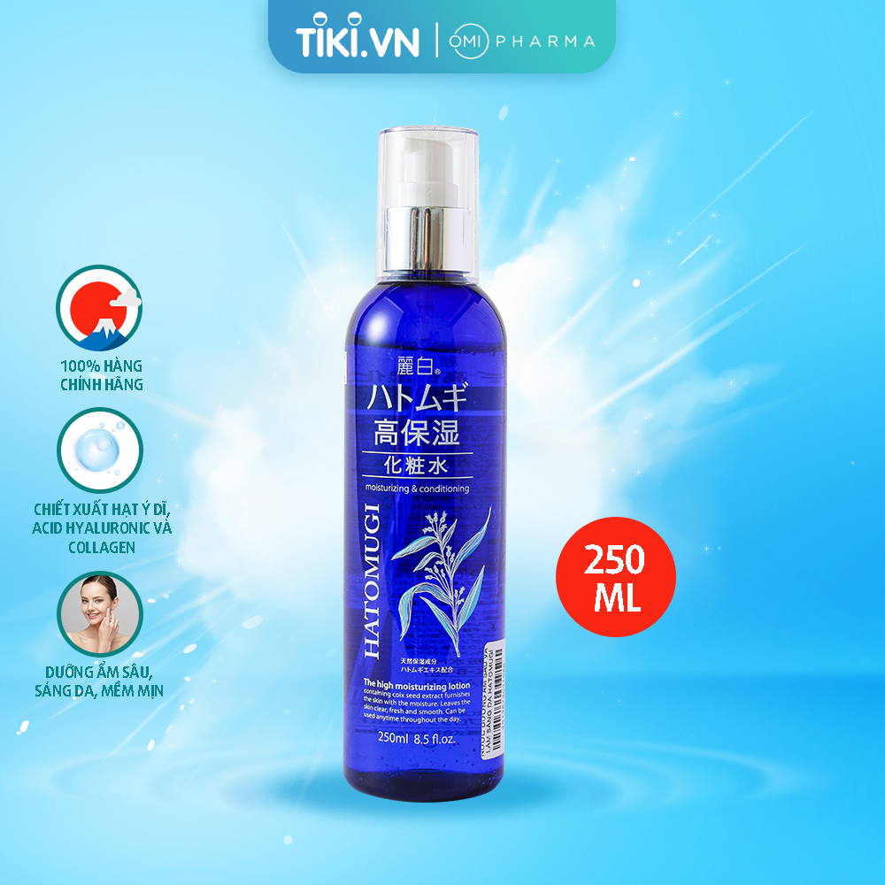 Nước dưỡng ẩm sâu & làm sáng da Reihaku Hatomugi The High Moisturizing Lotion (250ml)