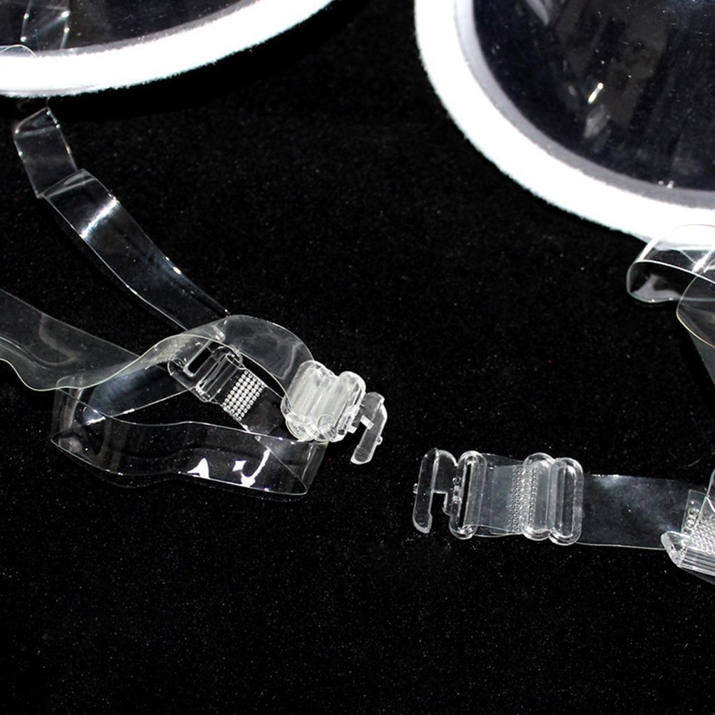 Clear Disposable Underwire Bra Women's  Push Up Bras Adjustable