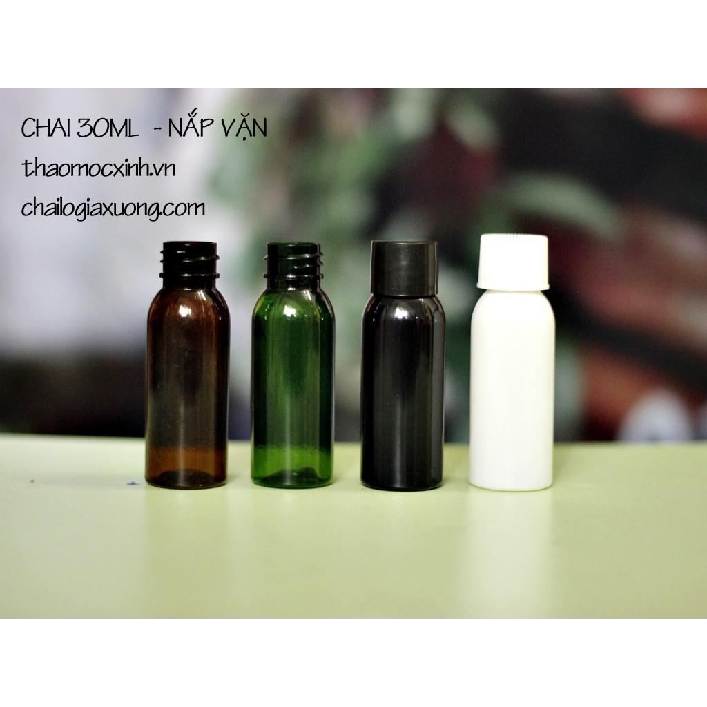 CHAI NHỰA 30ML CHAI NHỰA 30ML NẮP BẬT / CHAI 30ML XỊT PHUN SƯƠNG / CHAI 30ML VÒI KHÓA / CHAI 30ML NHẤN GIỌT