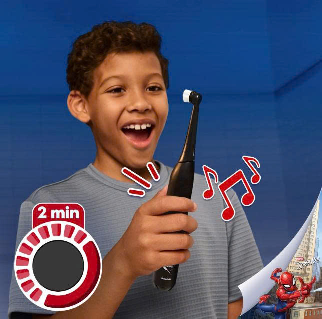 Bàn chải điện trẻ em Oral-B iO Kids 6+ Spiderman hàng chính hãng
