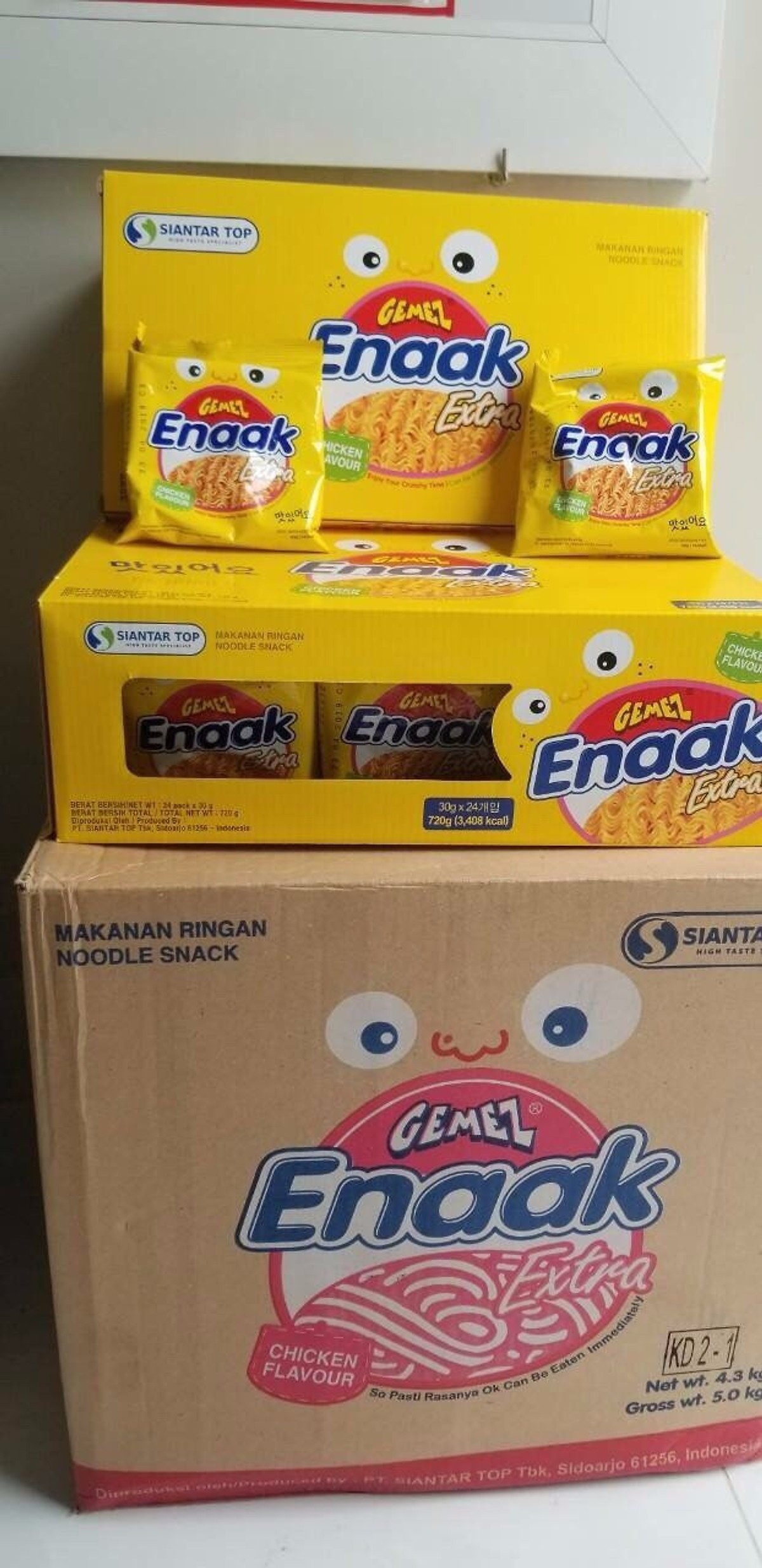 Combo 6 hộp mì Snack Enaak
