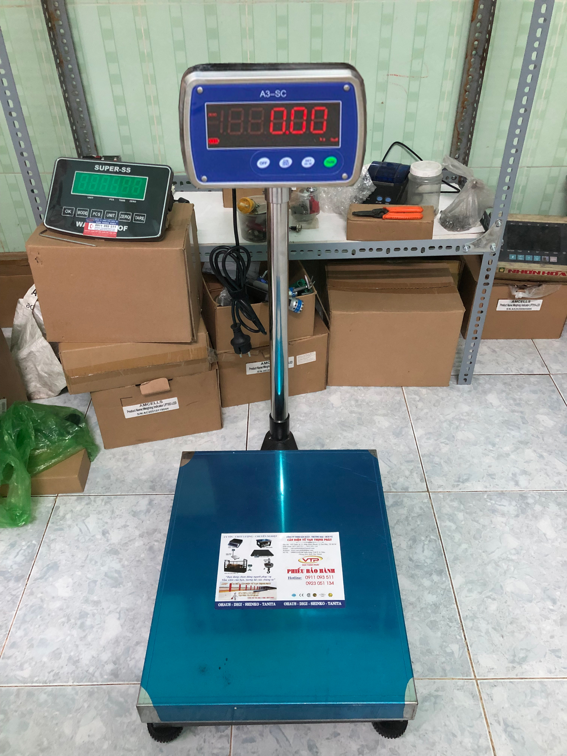 Cân Bàn Điện Tử A3 SC 120 kg