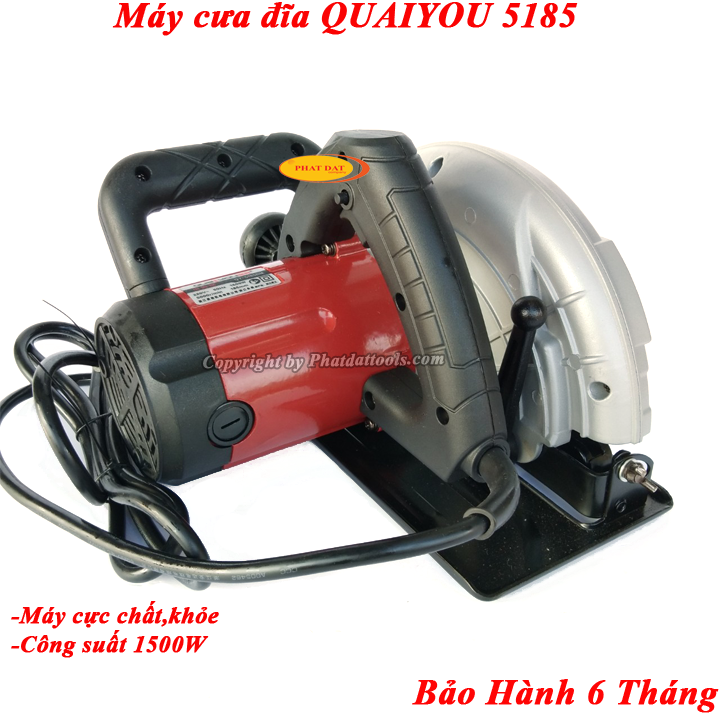 Máy cưa gỗ cầm tay QUAYOU QY-5185NM - Tặng kèm lưỡi D185 60 răng