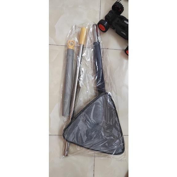 Cây Lau Nhà Tam Giác - Cây Lau Kính Lau Trần Xoay 360 Độ Đa Năng Tiện Dụng Tự Vắt - Tặng Kèm Miếng Lau Thay Thế